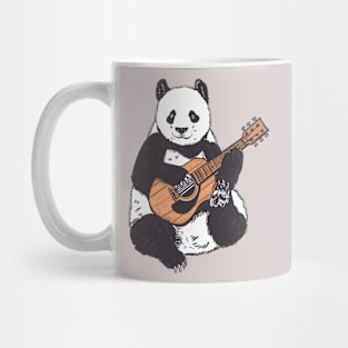 Guitar Panda Cute Animal Mug